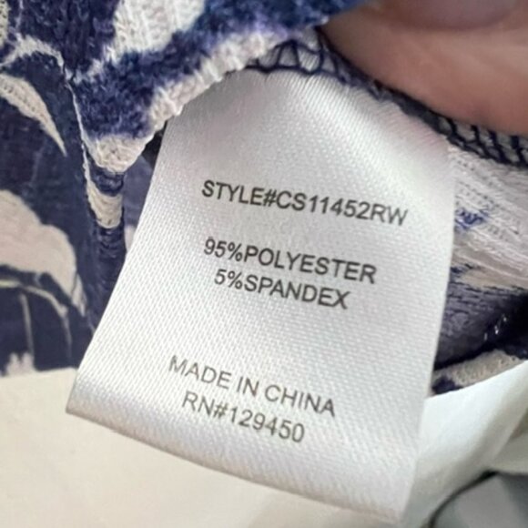 Fred David Womens Cold Shoulder Tunic Plus Size 2X - Picture 5 of 6